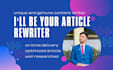rewrite, paraphrase your content manually in one day
