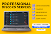 create a nft or crypto discord server community