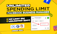 create unlimited spending limit facebook business manager and ads account,fix bm