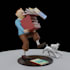 model 3d character in blender or zbrush for 3d printing