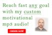create a custom motivational audio