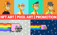 draw custom cartoon avatar for nft art