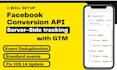 setup facebook conversion API, server side tracking with GTM for ios 14 update