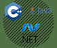 do c plus plus, c sharp, java console, gui projects