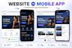 convert website to android and ios mobile app using webview