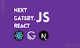 develop websites on gatsby react next