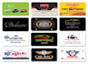 do custom car license plate design