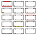 design custom license plate frame