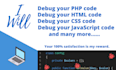 update and debug your php website