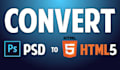 convert PSD to HTML with responsive