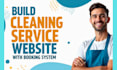 create cleaning service website with booking system