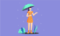 draw modern style flat illustrations for your business