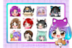 create cute custom emotes,badges for your twitch,discord