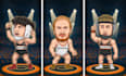 draw sports cartoon with big head or caricature style