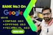 do complete SEO to rank your website keywords