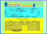 design and draft 2d tiny house in autocad