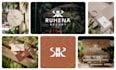 design an elegant luxury logo with brand identity and style guide