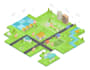create a professional isometric map