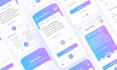 design a modern mobile app UI UX in figma