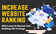 increase website ranking with manual link building
