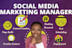 be your social media marketing manager and content creator