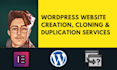 develop, copy clone or duplicate wordpress elementor website