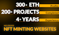 build your own nft minting dapp, website, landing page, and smart contract