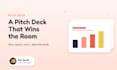 design a clear, investor ready pitch deck