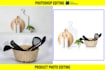 do product photo retouching, editing or deepetch images
