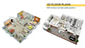 create realistic 3d floor plans