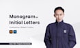 design clever monogram initial letters logo