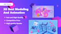 make 3d low poly or high poly 3d illustration very quick