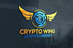 design crypto, cyber security, startup, app, tech and technology logo