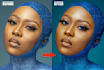 do face retouching of portraits
