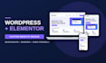 do wordpress website with elementor responsive design