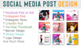 design an attractive social media post within 24 hours