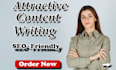 be your SEO content writer and rewriter