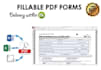create fillable PDF form or design your pdf form