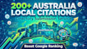 create 200 australia local citations for SEO