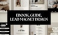 design an ebook, course, lead magnet, guide