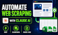 automate web scraping and data extraction with claude ai