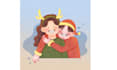 draw cartoon couple portrait