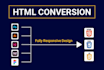 convert your PSD xd figma to HTML CSS bootstrap