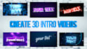 create 3d intro animation