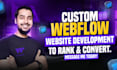 do custome webflow website  from figma to webflow as webflow expert