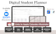 digital student planner with apple calendar