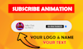 make brilliant youtube subscribe button animation