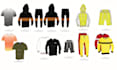 fashion cad designs and technical flat sketches
