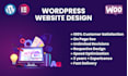 create a professional wordpress business or portfolio site