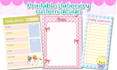 design cute stationery and planner pages for your brand